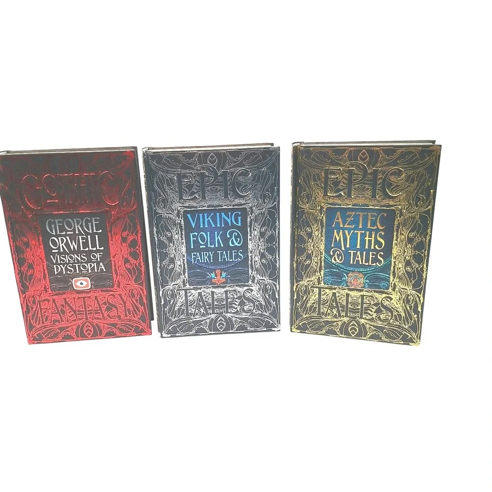 Flame Tree Publishing Epic Tales Gothic Fantasy 3 Book Set Orwell Viking Aztec